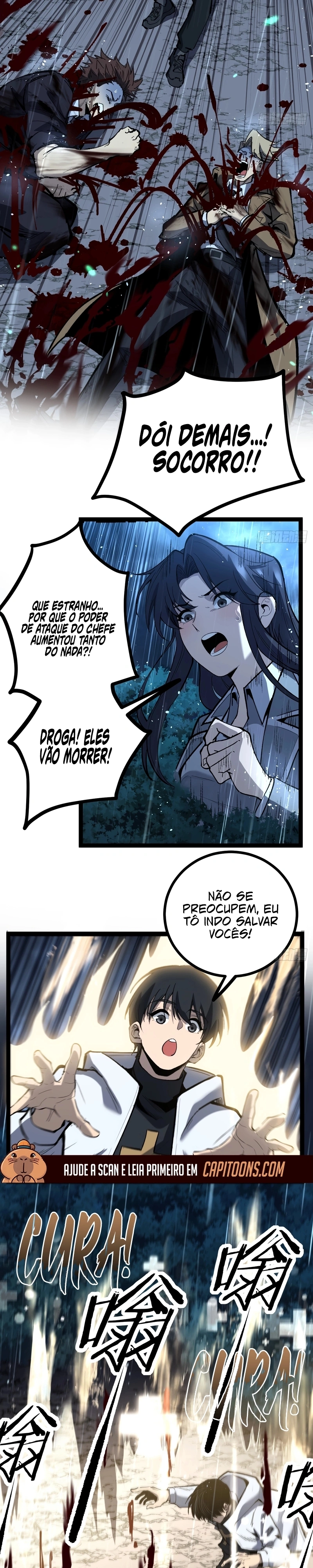 Minha Técnica de Cura Copia Tudo, Eu Detonei o Abismo Capítulo 4 Página 5