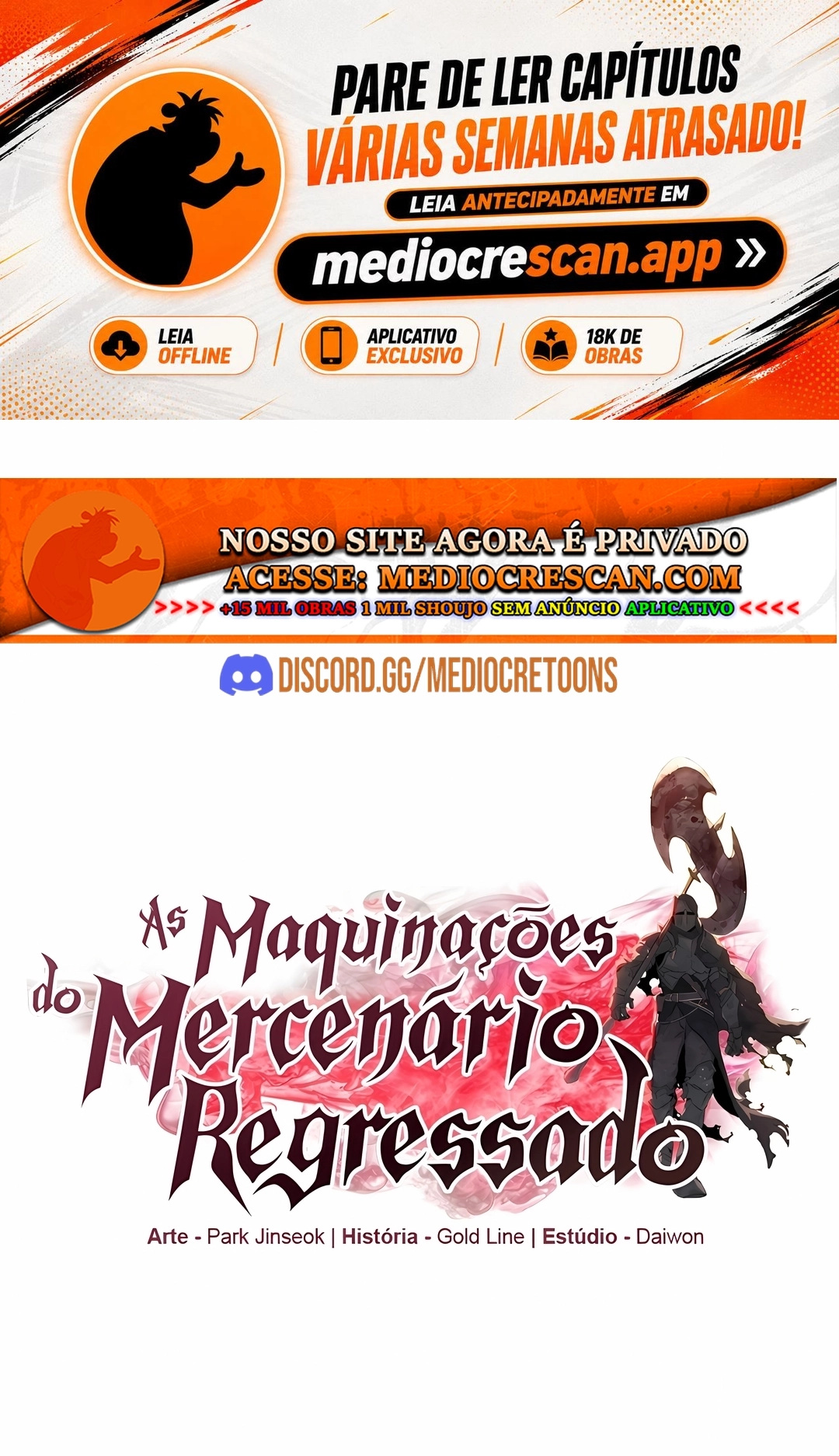 The Regressed Mercenary Has a Plan Capítulo 93 Página 1